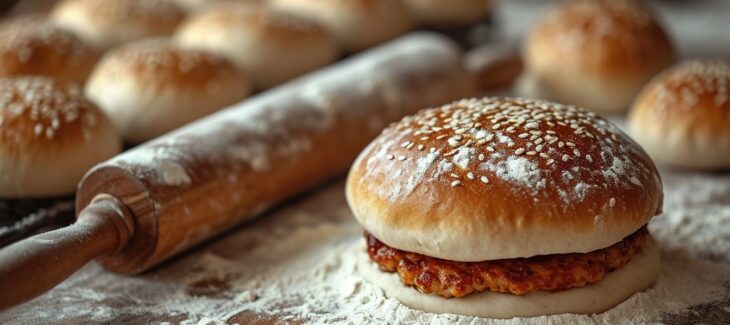 Découvrez les secrets de la préparation du pain à burger maison