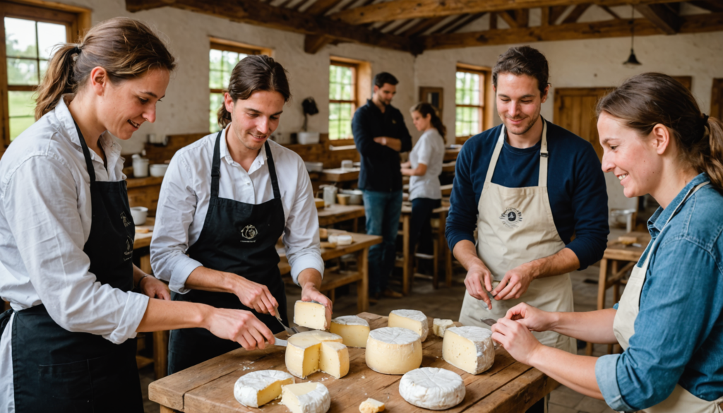 découvrez la formation en fromagerie artisanale : apprenez les techniques de fabrication du fromage, de l’affinage et les secrets des artisans pour créer vos propres fromages de qualité. idéal pour débutants et passionnés !