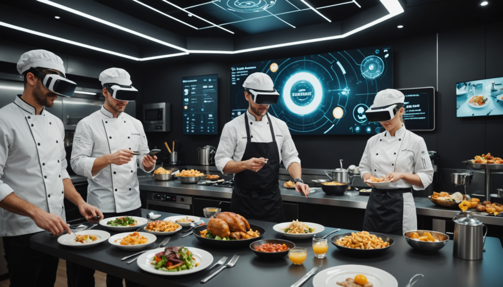 découvrez comment le métavers révolutionne la gastronomie en créant de nouvelles expériences culinaires immersives, du restaurant virtuel aux ateliers de dégustation interactifs.