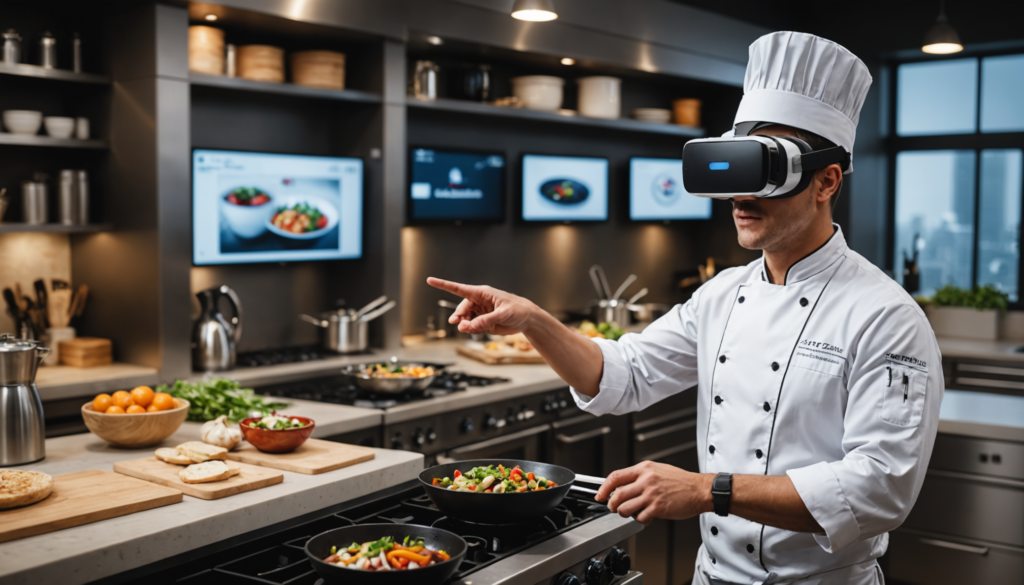 découvrez comment la réalité virtuelle révolutionne la formation culinaire en offrant des expériences immersives, interactives et innovantes pour apprendre les techniques de cuisine de manière pratique et sécurisée.