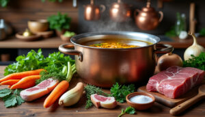 découvrez les secrets des bouillons et fonds de cuisine : techniques, astuces et conseils pour préparer des bases savoureuses qui sublimeront vos plats faits maison.