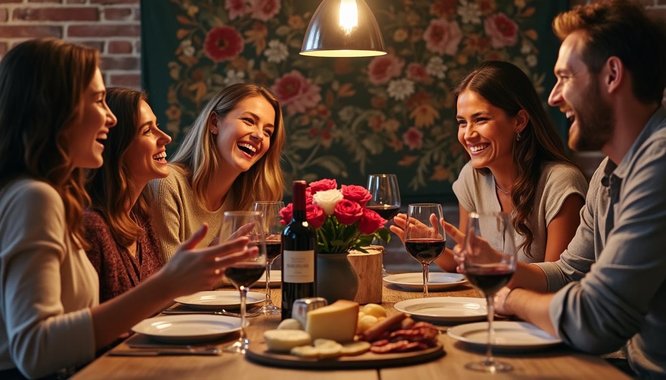 découvrez nos conseils pour choisir le vin parfait qui sublimera votre dîner entre amis et saura plaire à tous vos convives.