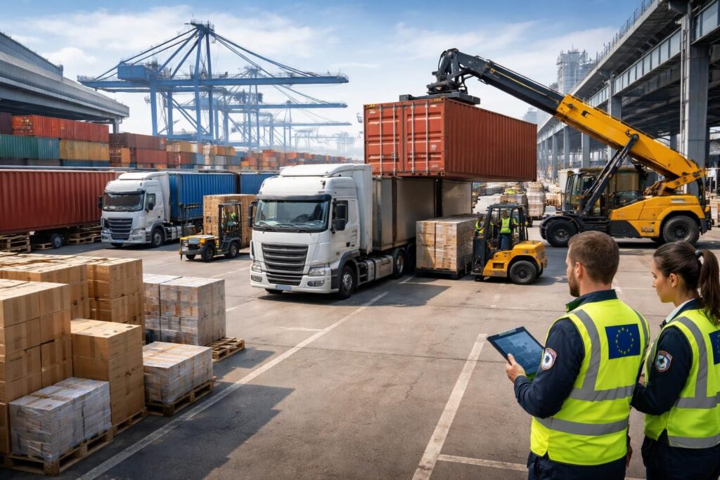 service d'acheminement sécurisé de marchandises diverses avec des transitaires agréés en douane en france et en europe, garantissant conformité et efficacité logistique.