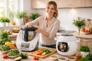 découvrez des recettes santé rapides et faciles avec thermomix et cookeo, parfaites pour les mamans pressées qui veulent manger sainement au quotidien.