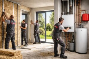 rénover votre maison avec des professionnels qualifiés rge, spécialisés en isolation, menuiseries tryba et chauffage viessmann pour un confort optimal et des économies d'énergie.