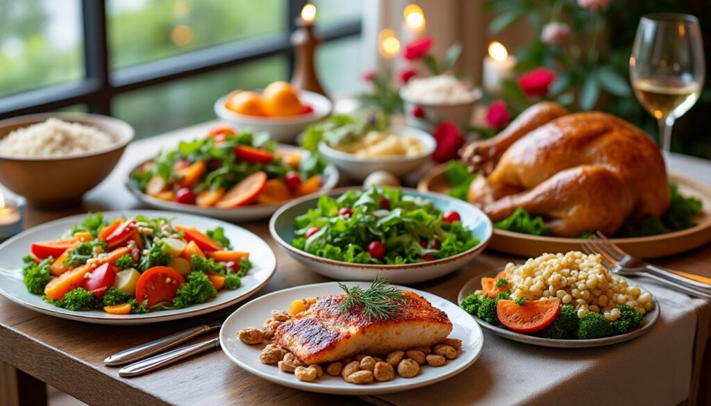 découvrez nos conseils pour créer un menu équilibré et festif qui ravira vos invités tout en respectant une alimentation saine et gourmande.