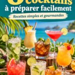 Assortiment de cocktails au rhum colorés servis dans des verres élégants.