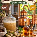 Un alambic utilisé pour distiller du rhum maison